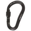 Karabinek zakręcany aluminiowy HMS CAMP Atom Lock Black