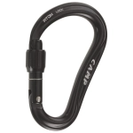 Karabinek zakręcany aluminiowy HMS CAMP Atom Lock Black