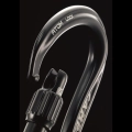 Karabinek zakręcany aluminiowy HMS CAMP Atom Lock Black