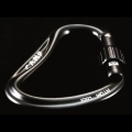 Karabinek zakręcany aluminiowy HMS CAMP Atom Lock Black
