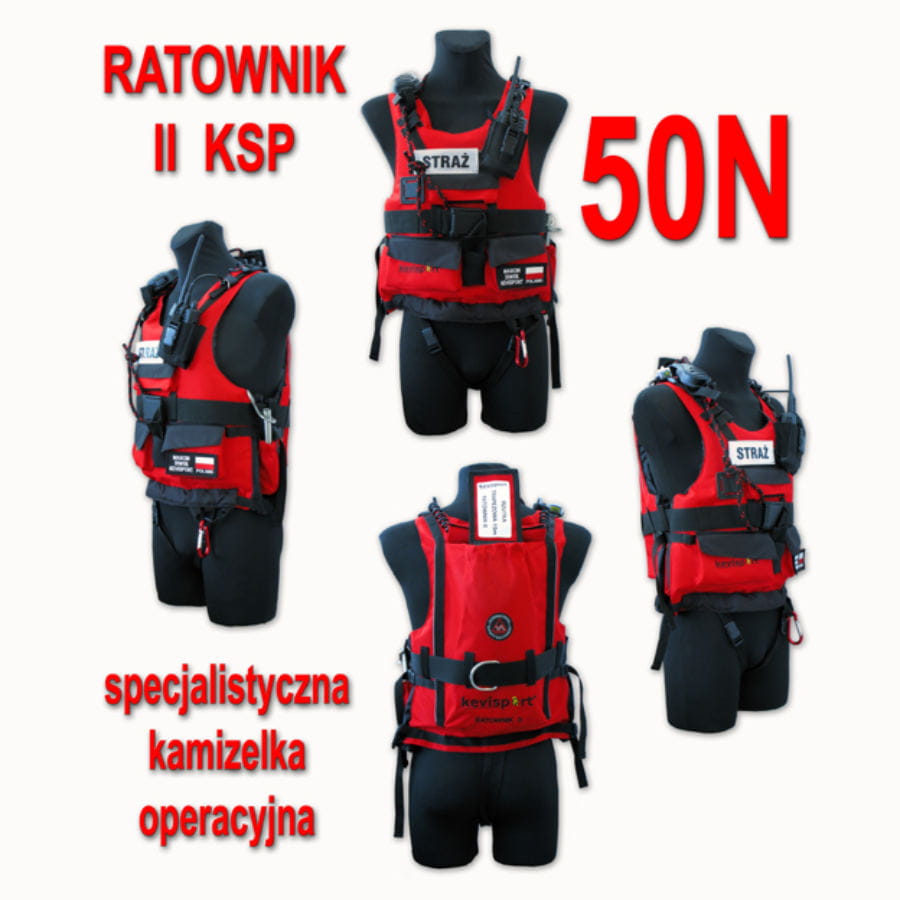 Kamizelka asekuracyjna RATOWNIK II KSP MODEL 2014 50N .