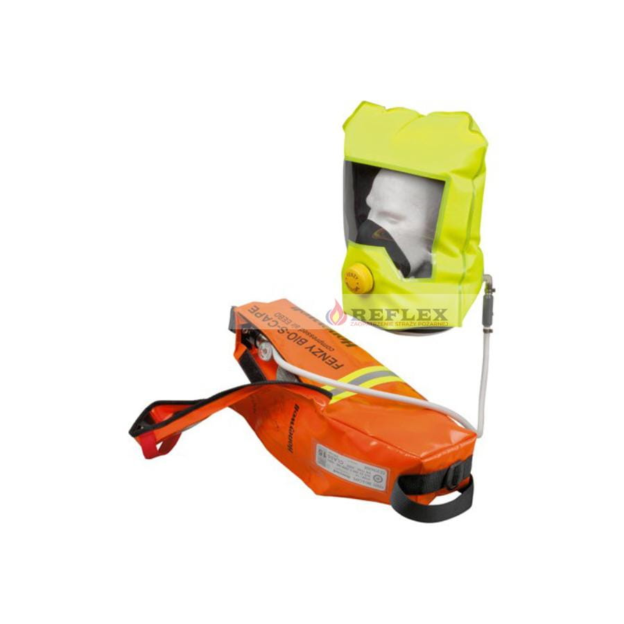 Aparat ucieczkowy FENZY Bio-s-cape Warianty z butlą kompozytową 3l/200 bar (15 minut) .