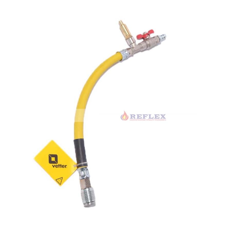 Wąż z zaworem odcinającym 8, 12bar.