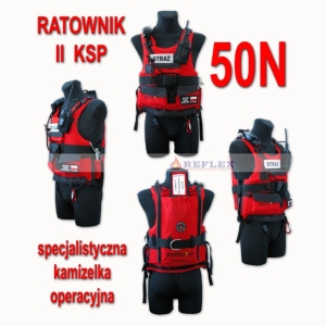  Kamizelka asekuracyjna RATOWNIK II KSP MODEL 2014 50N 