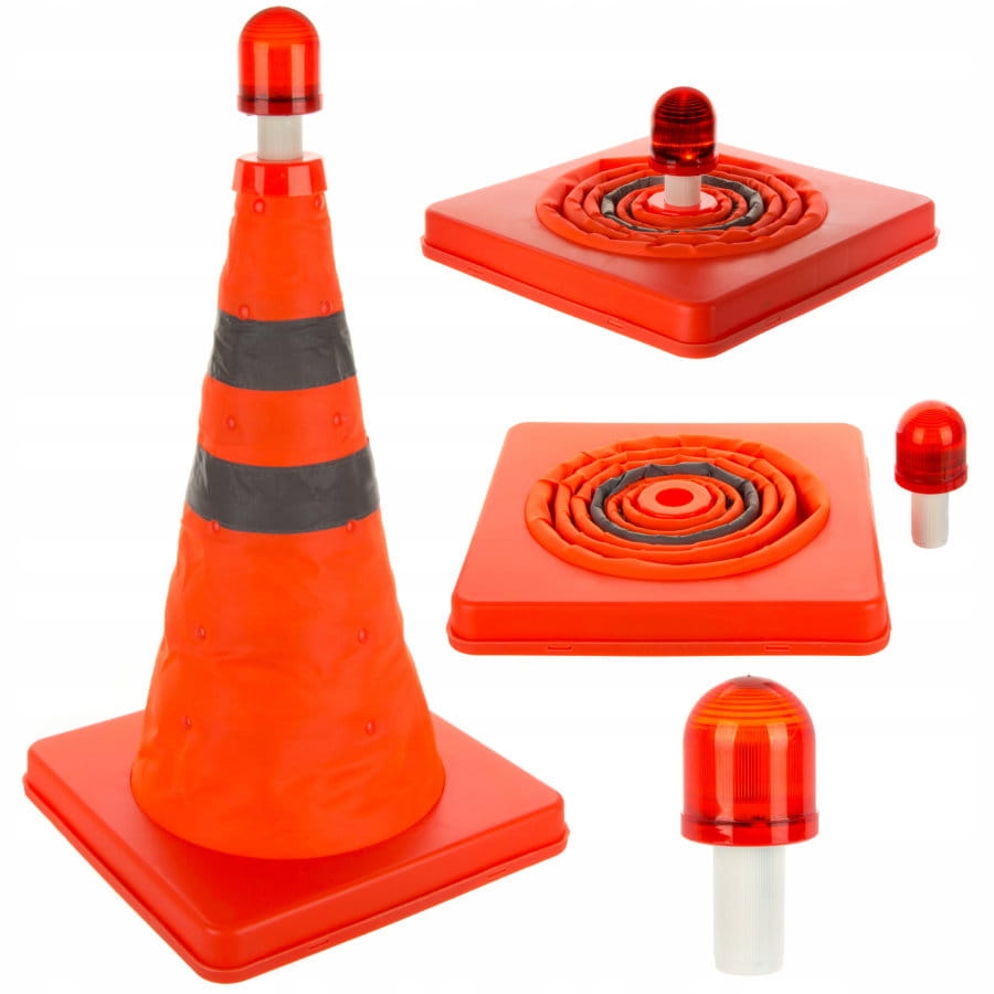 Pachołek sygnalizacyjny składany