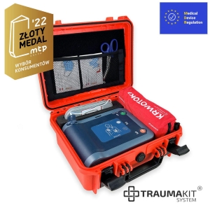 TRAUMA KIT Defibrylator AED Philips FRx - Krwotoki - Walizka (pomarańczowy)