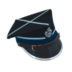 Czapka rogatywka OSP okuta gabardyna 1 galon krzyżak