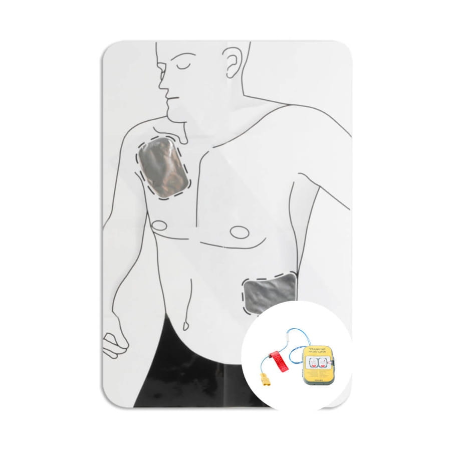 Zestaw szkoleniowy do defibrylatora AED Philips HeartStart FRx – mata i elektrody