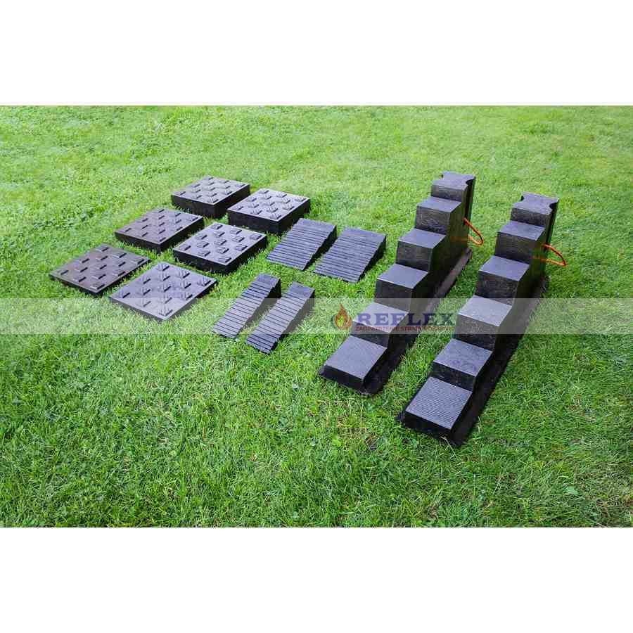 Zestaw klinów i podkładów do stabilizacji MS III