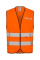 Kamizelka odblaskowa z napisem STRAŻ pomarańczowa