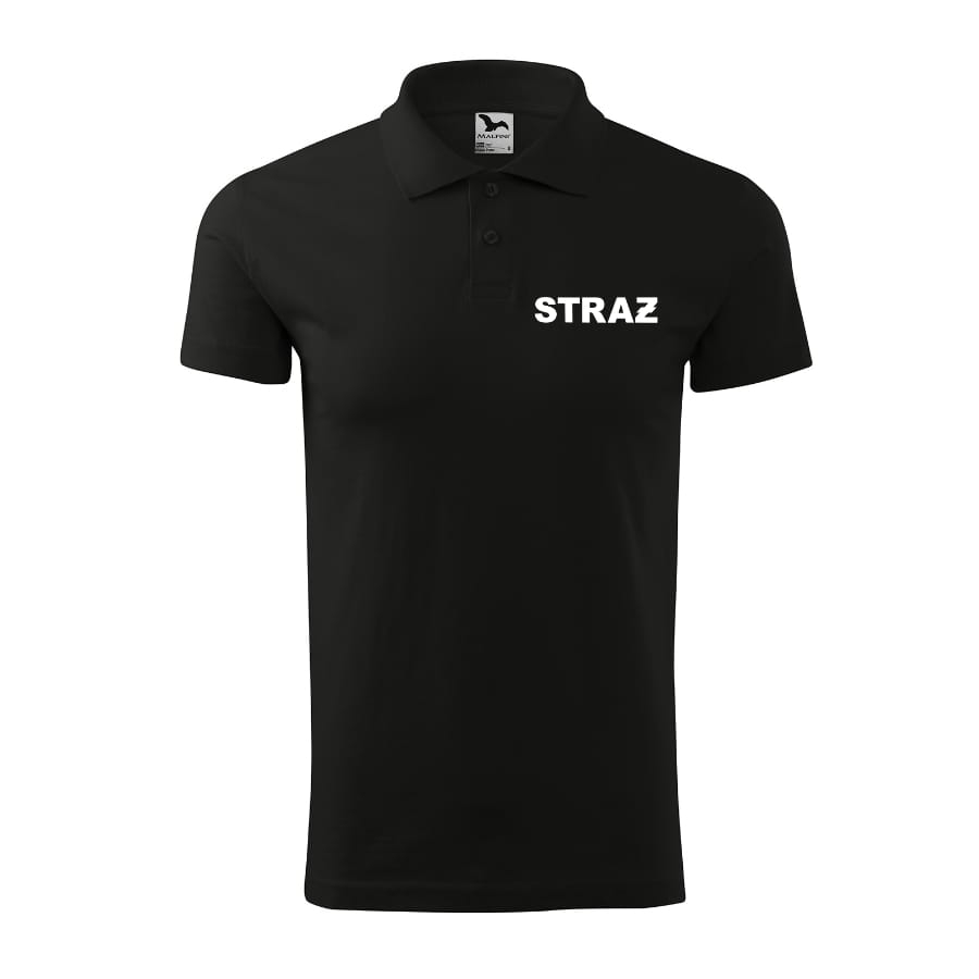 Koszulka strażacka polo z napisem STRAŻ