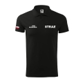Koszulka strażacka polo z napisem STRAŻ