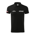 Koszulka strażacka polo z napisem STRAŻ