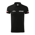 Koszulka strażacka polo z napisem STRAŻ