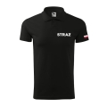 Koszulka strażacka polo z napisem STRAŻ