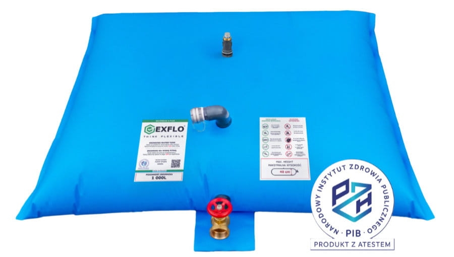 Zbiornik na wodę pitną 2500l.