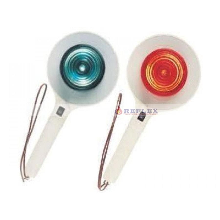 Tarcza "Lizak" podświetlany LED czerwono - zielony.