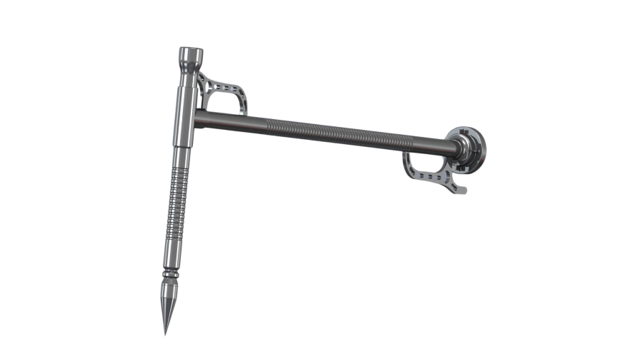 Lanca dachowa 35x 1000 mm głowica do ataku 160 l/min.