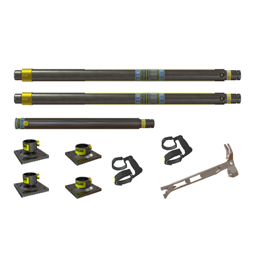 Rozszerzenie podstawowego zestawu Basic Kit do stabilizacji konstrukcji 1-3 m PARATECH.