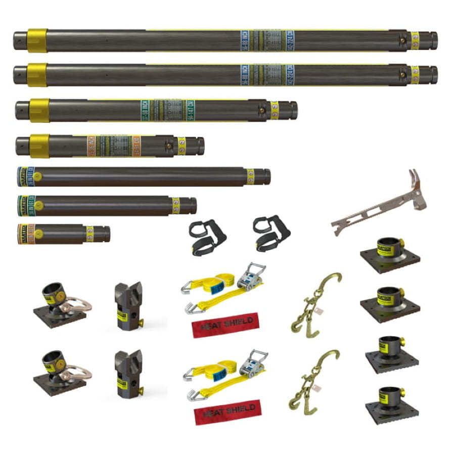 Podstawowy zestaw do stabilizacji pojazdów i konstrukcji 1-3 m PARATECH.