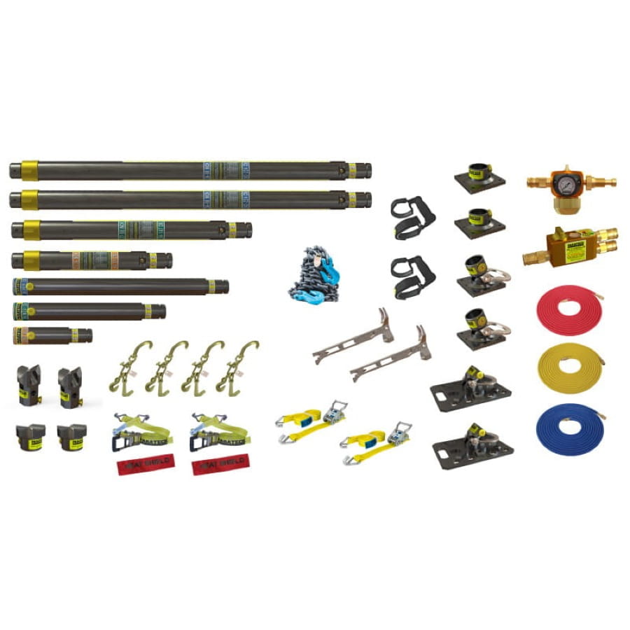 Rozbudowany zestaw do stabilizacji pojazdów i konstrukcji 1-3 m PARATECH.