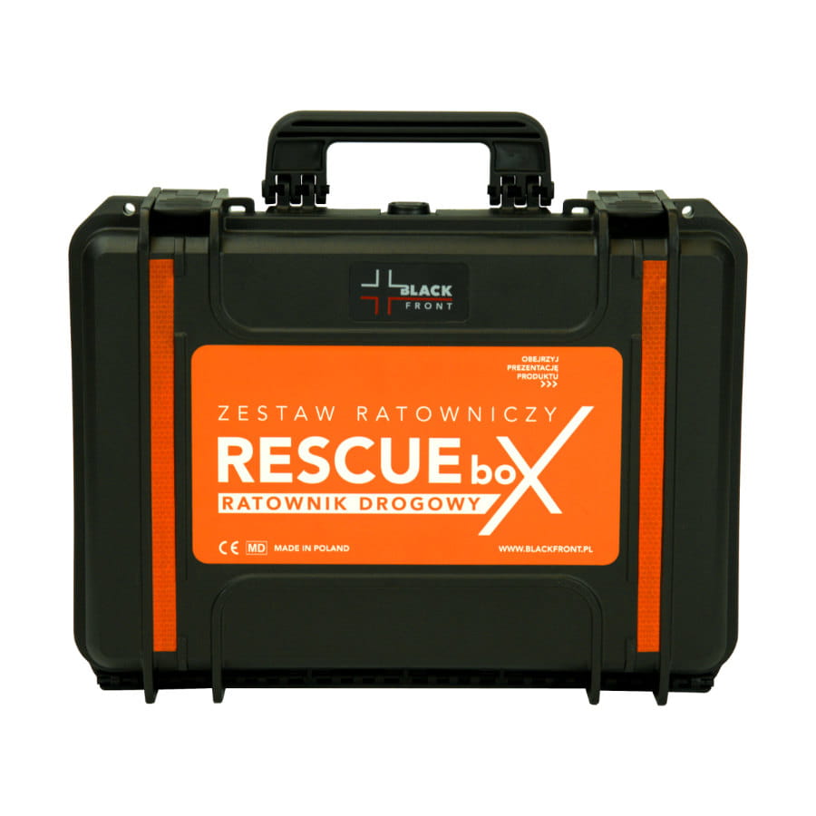 Walizkowy zestaw ratowniczy RESCUEbox - RATOWNIK DROGOWY.